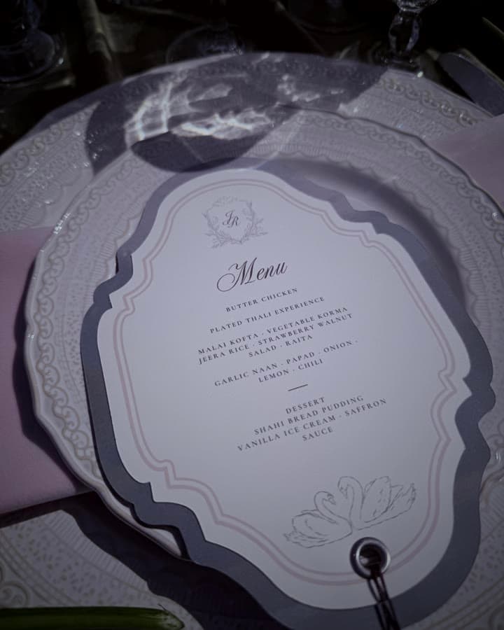 A plated Indian course from an Ashoka event